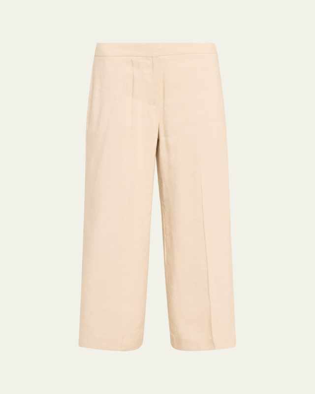 Brent Cropped Straight-Leg Pants