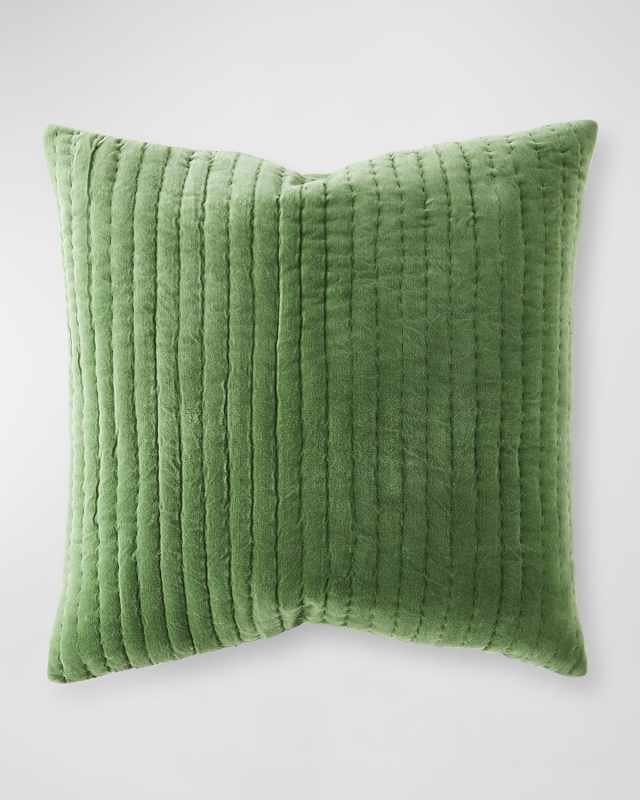 Velvet Moss Euro Sham