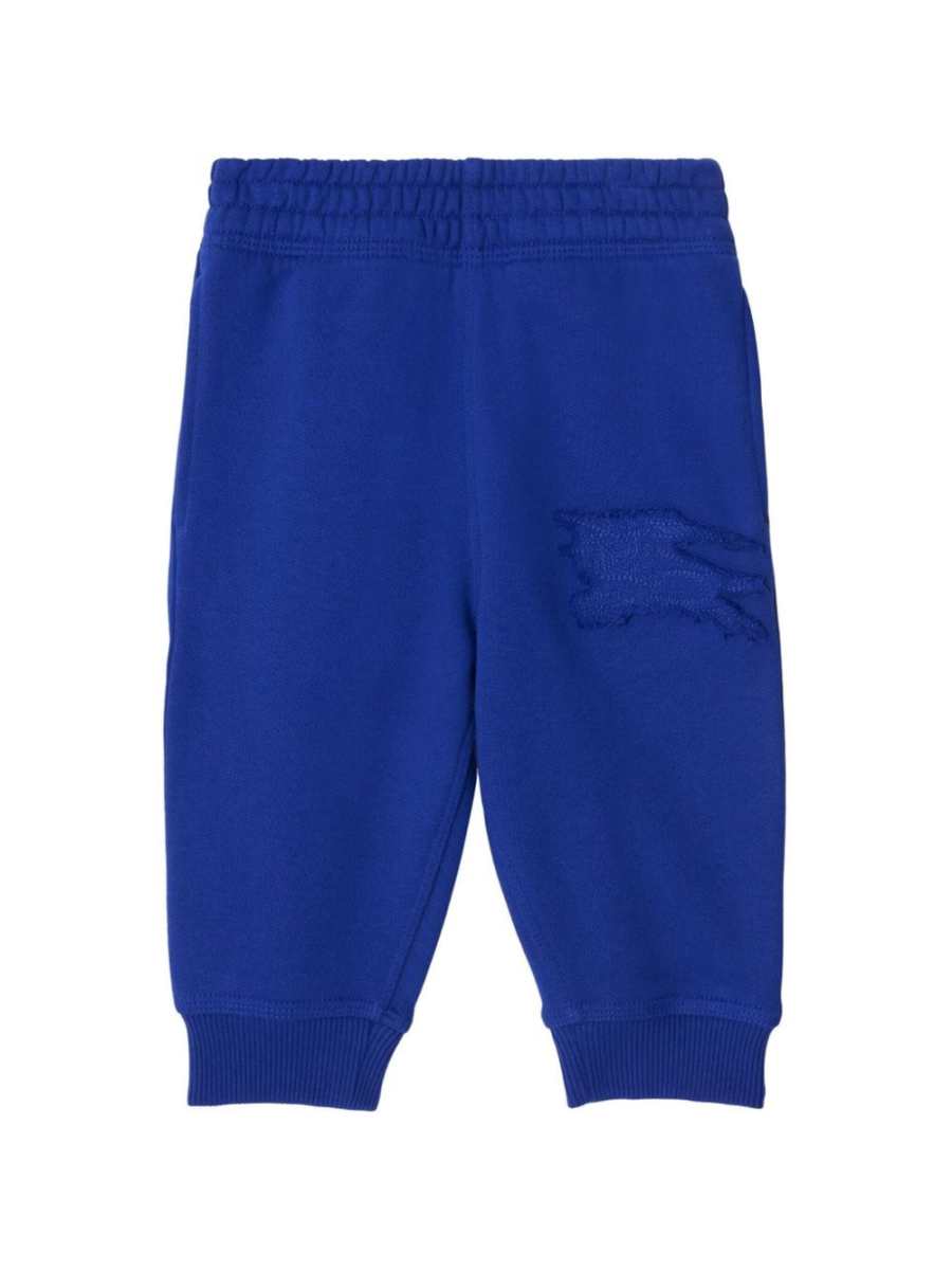 Equestrian Knight-appliqué cotton track pants