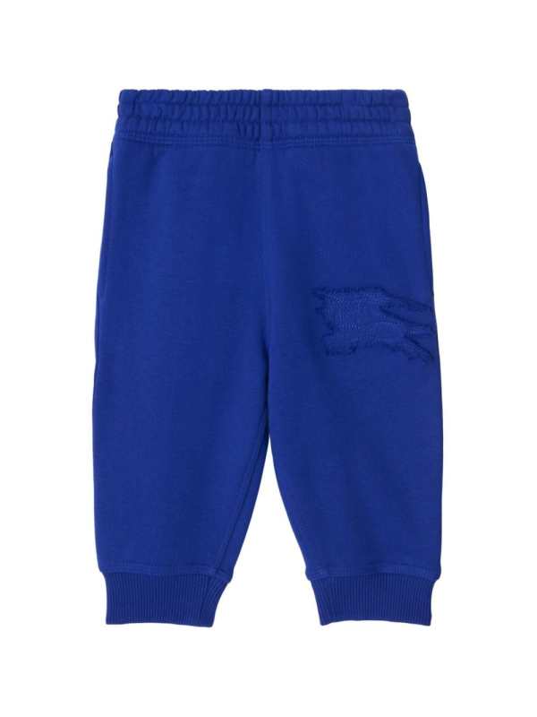 Equestrian Knight-appliqué cotton track pants