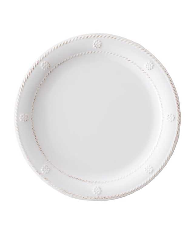 Berry & Thread Melamine Dessert/Salad Plate - Whitewash