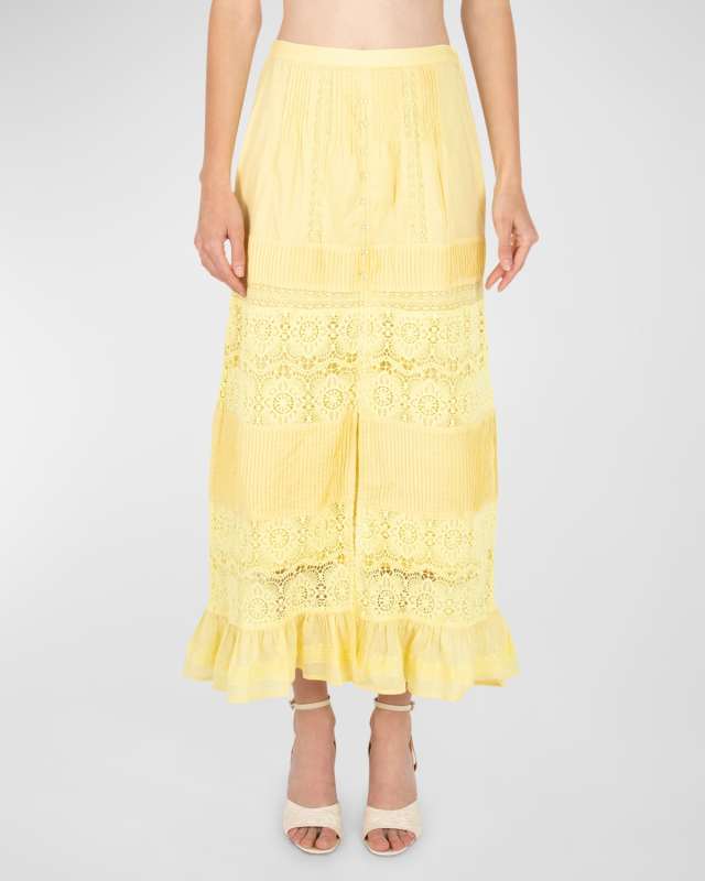 Marina Lace Maxi Skirt
