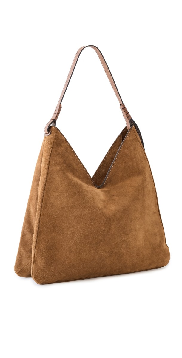 STAUD Valerie Hobo Bag Tan