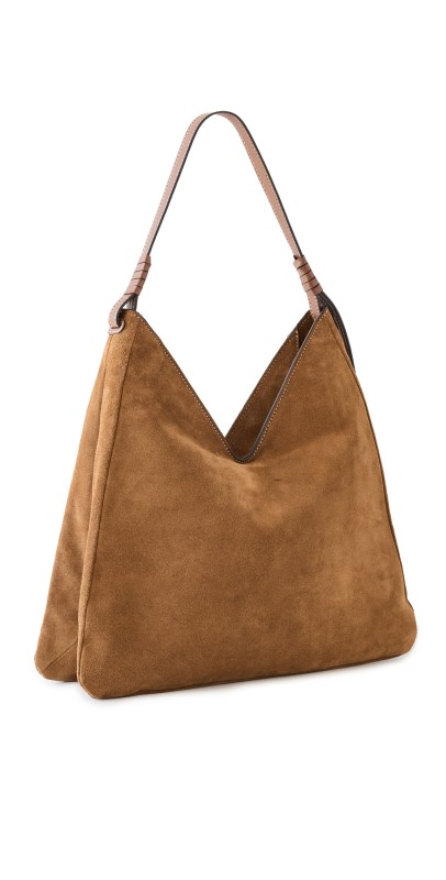 STAUD Valerie Hobo Bag Tan