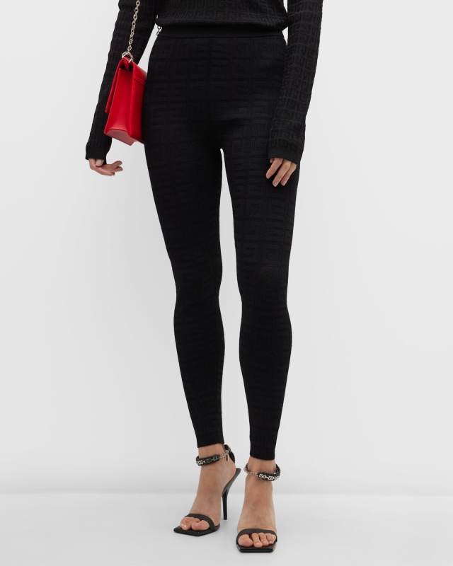 4G Pointelle Knit Leggings