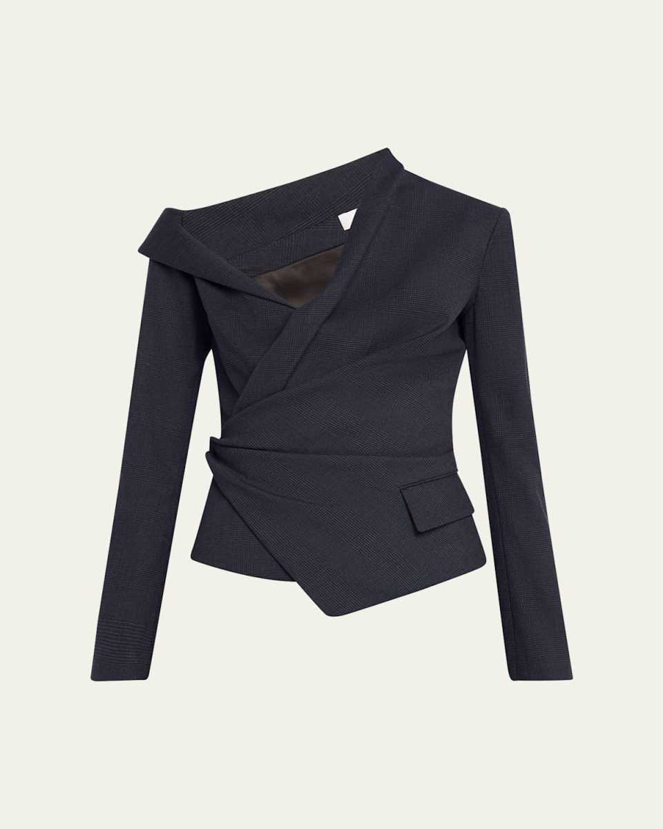 Skyla Asymmetric Long-Sleeve Top