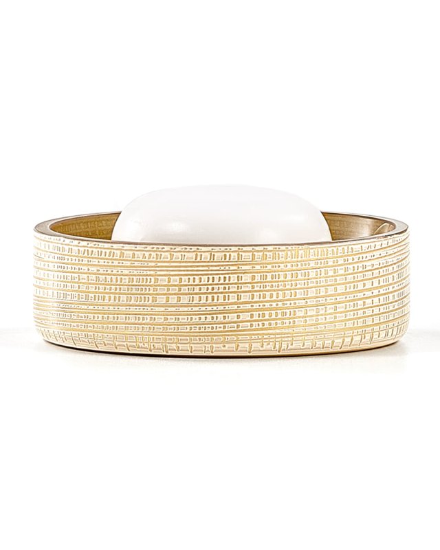 Woven Soap Dish, Gold