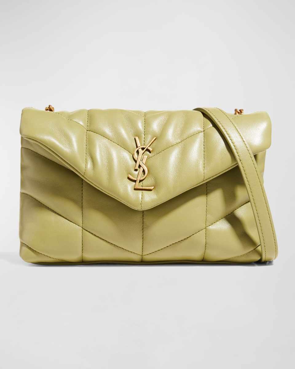 Lou Puffer Toy YSL Crossbody Bag in Quilted Leather