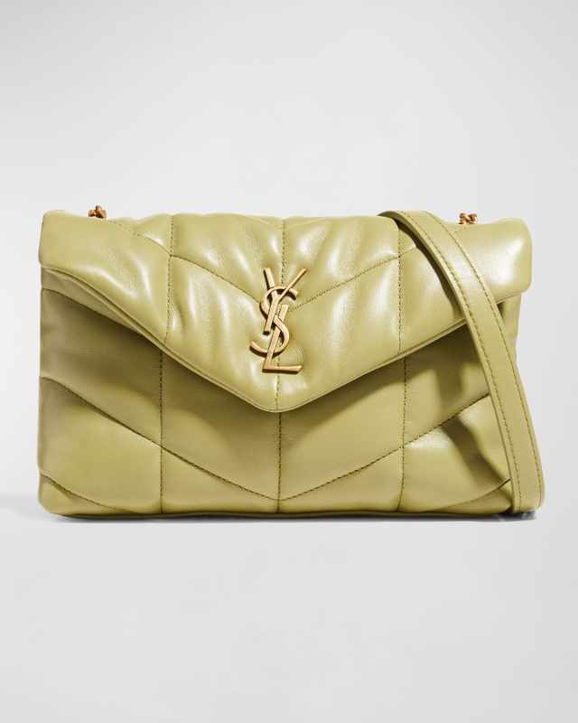 Lou Puffer Toy YSL Crossbody Bag in Quilted Leather