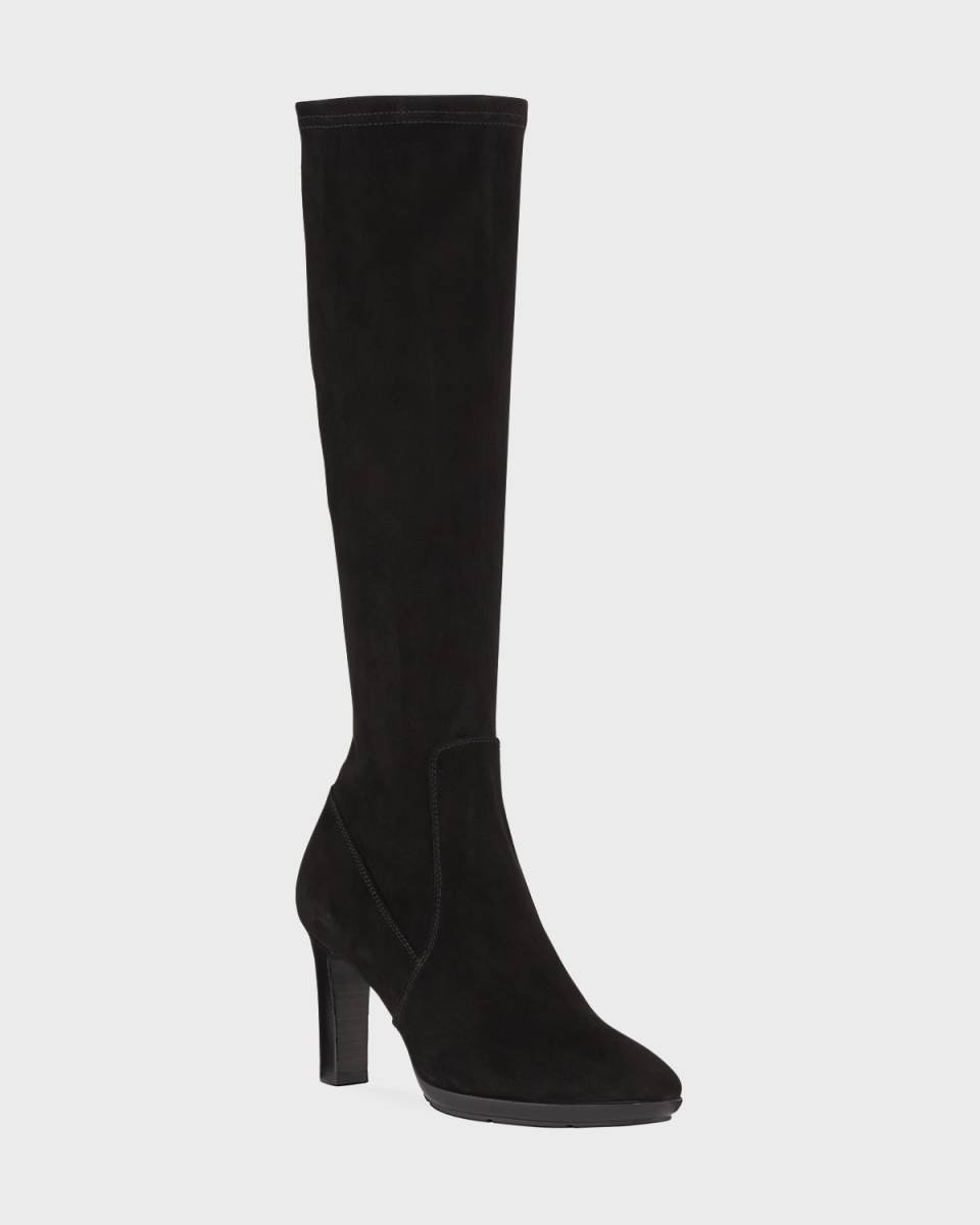 Rhumba II Stretch Suede Knee Boots