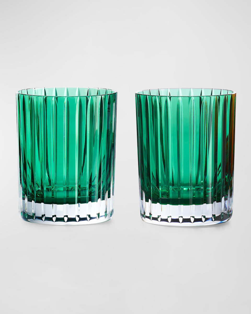 Harmonie Colored Double Old-Fashioned Tumblers, Set of 2