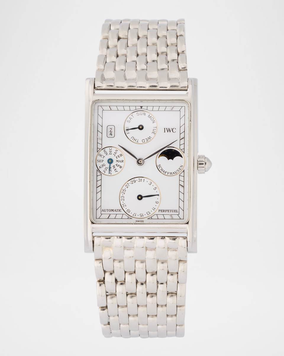 IWC Platinum Novecento Perpetual 33mm Vintage 1990 Watch