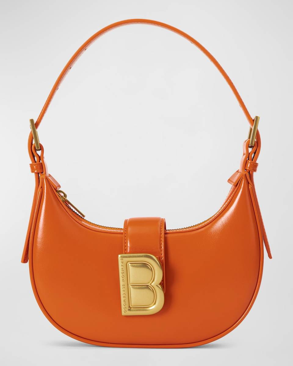 Luna Zip Leather Shoulder Bag