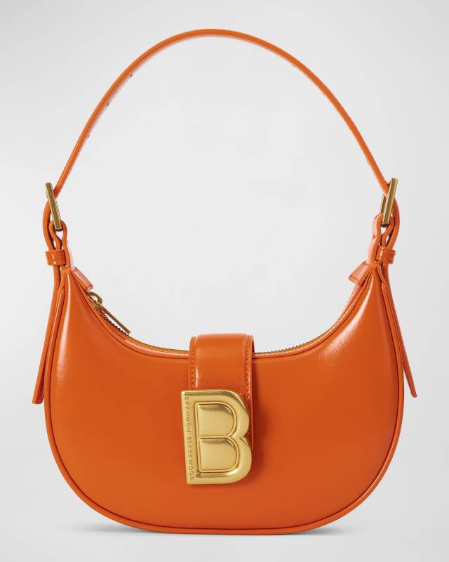Luna Zip Leather Shoulder Bag