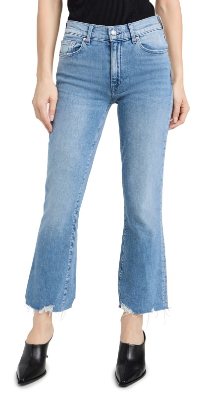 LE JEAN Bella Crop Flare Jeans Beach House