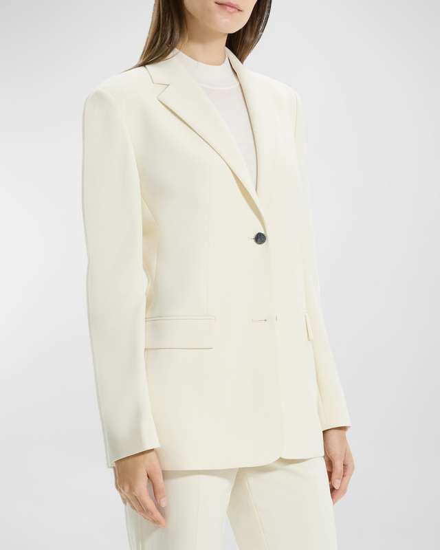 Admiral Crepe Relaxed Blazer Jacket