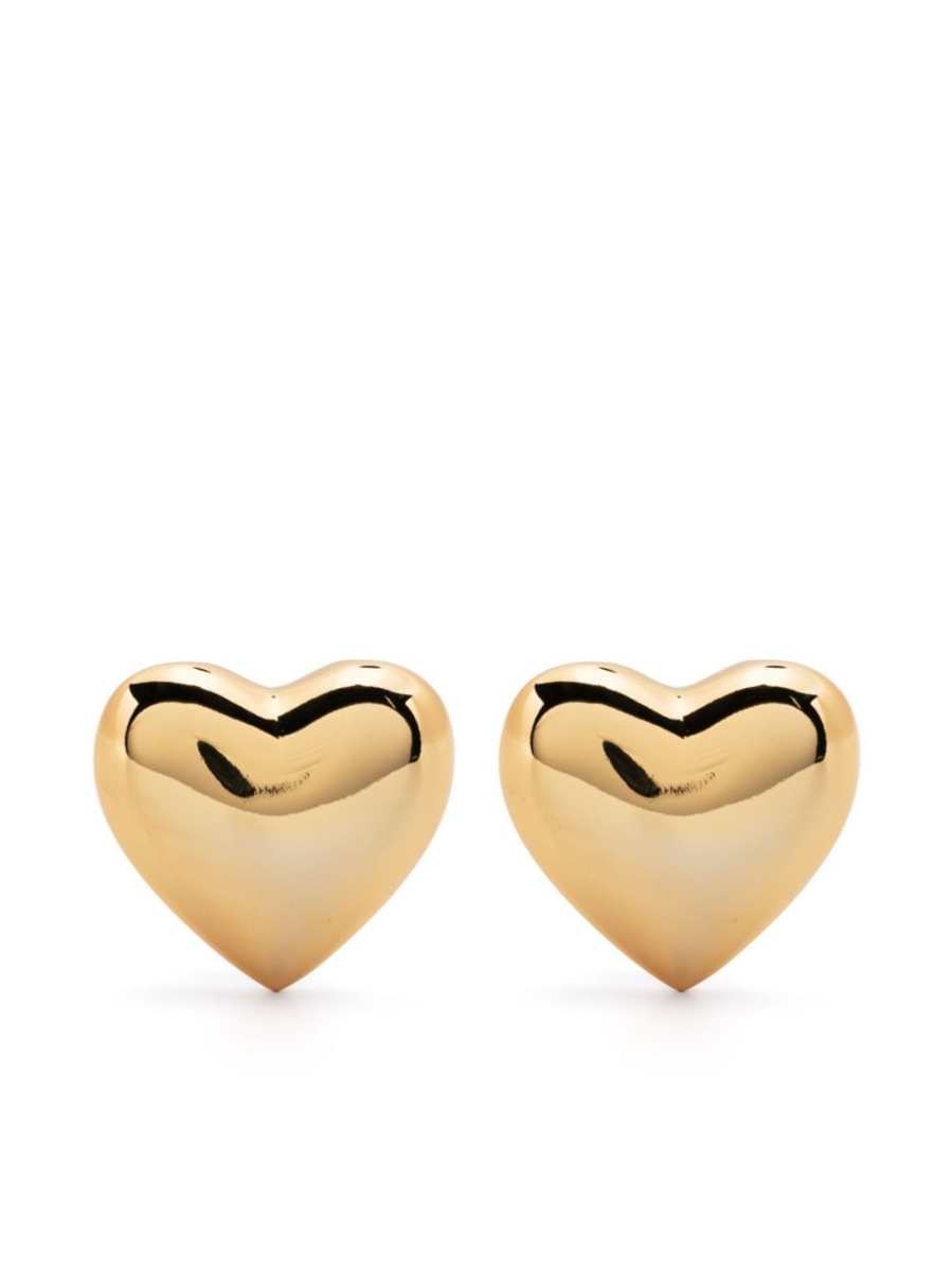 heart-cut earrings
