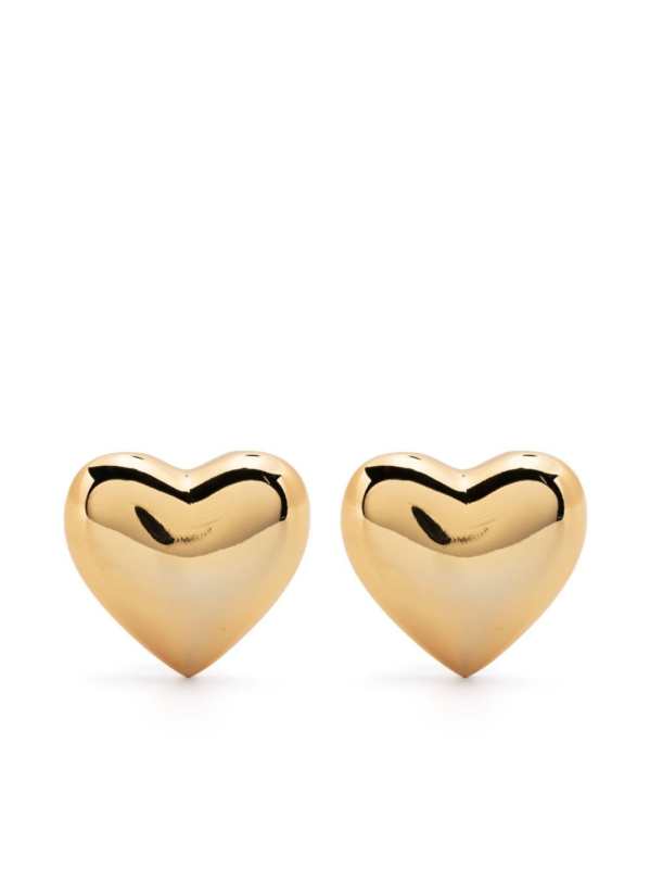 heart-cut earrings