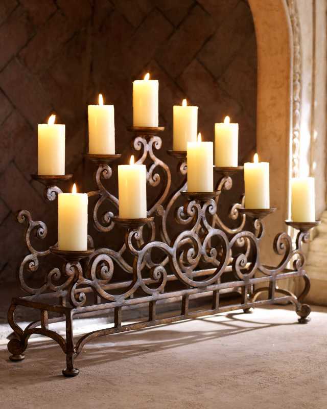 Medium Fireplace Candelabrum