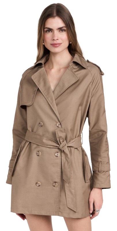 Lioness Trencherous Mini Coat Beige