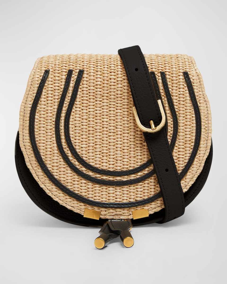Marcie Small Flap Crossbody Bag in Leather