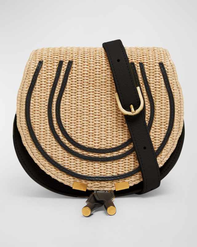 Marcie Small Flap Crossbody Bag in Leather
