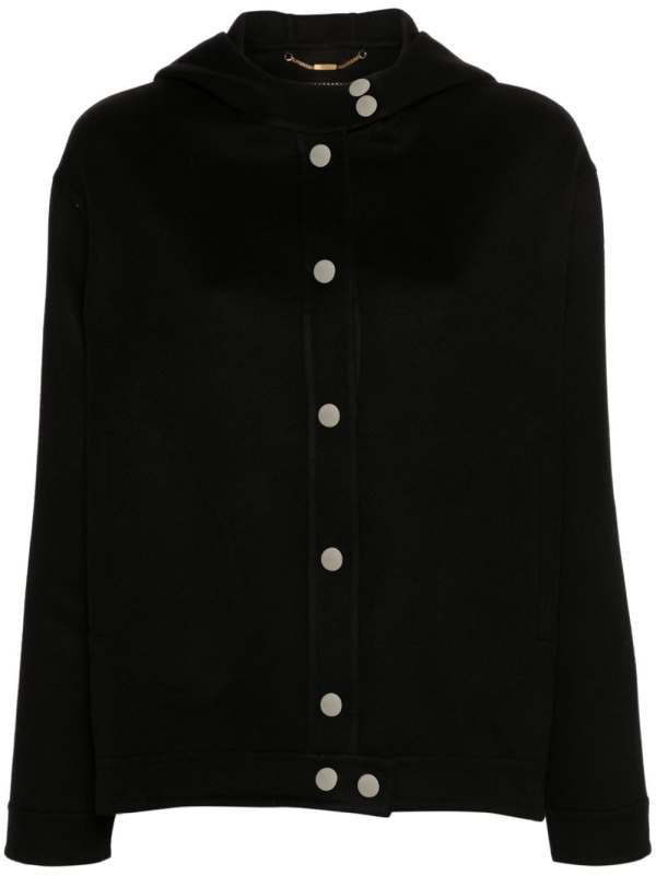 cashmere hooded jacket