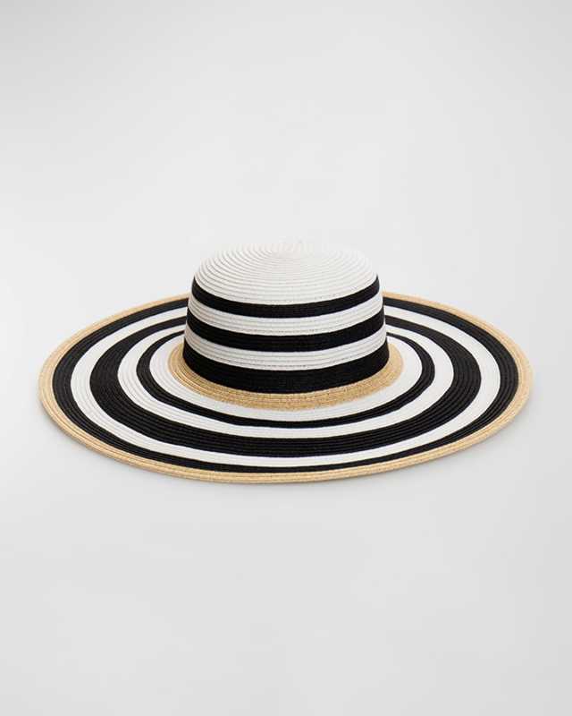Dynasty Striped Floppy Hat