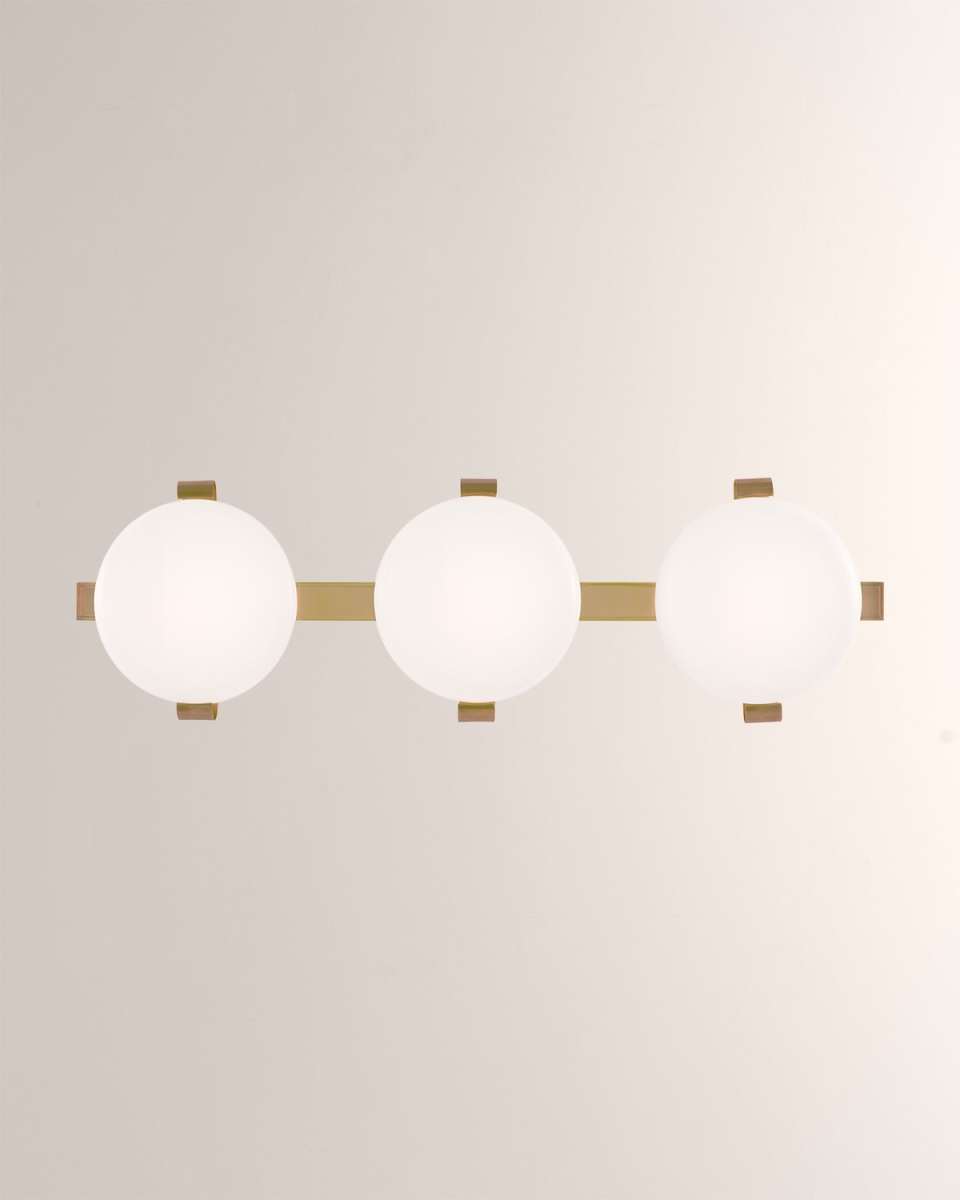 Marisol 28" Bath Bar in Soft Brass by Champilamaud