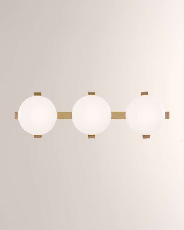 Marisol 28" Bath Bar in Soft Brass by Champilamaud
