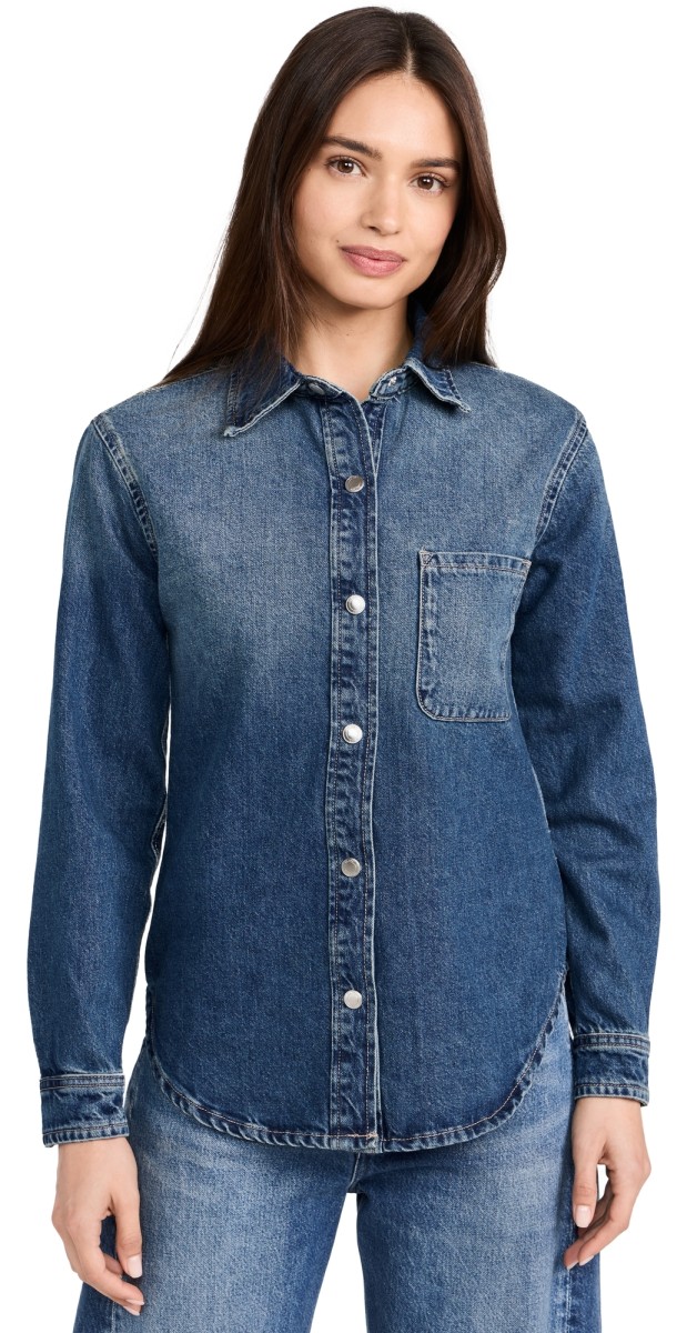 DL1961 Ines Denim Shirt Seagate (Vintage)