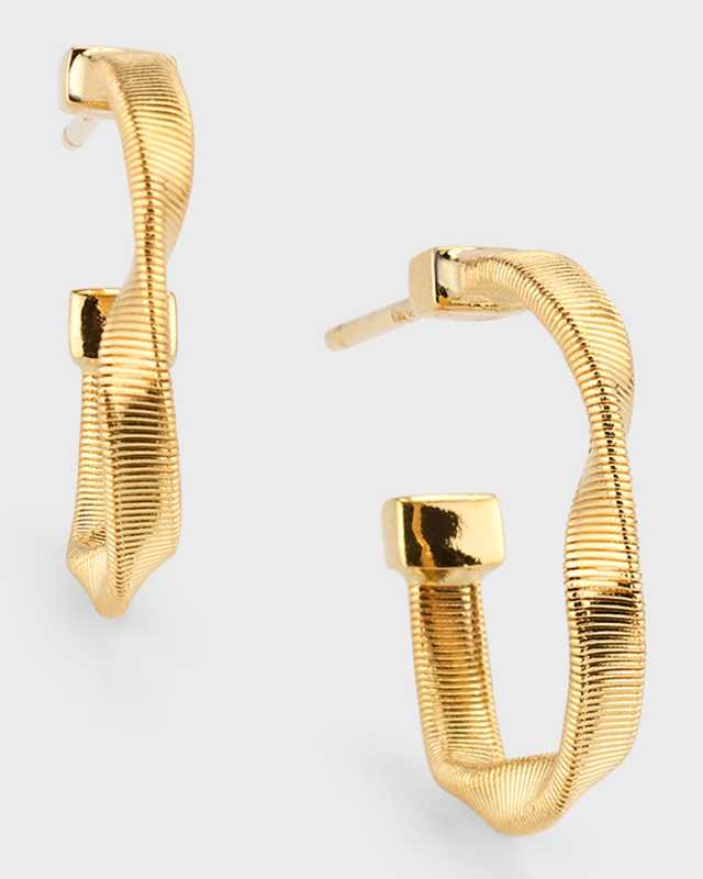 18K Yellow Gold Marrakech Small Hoop Earrings
