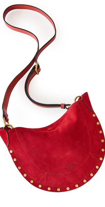 Isabel Marant Mini Moon Soft Bag Chalk