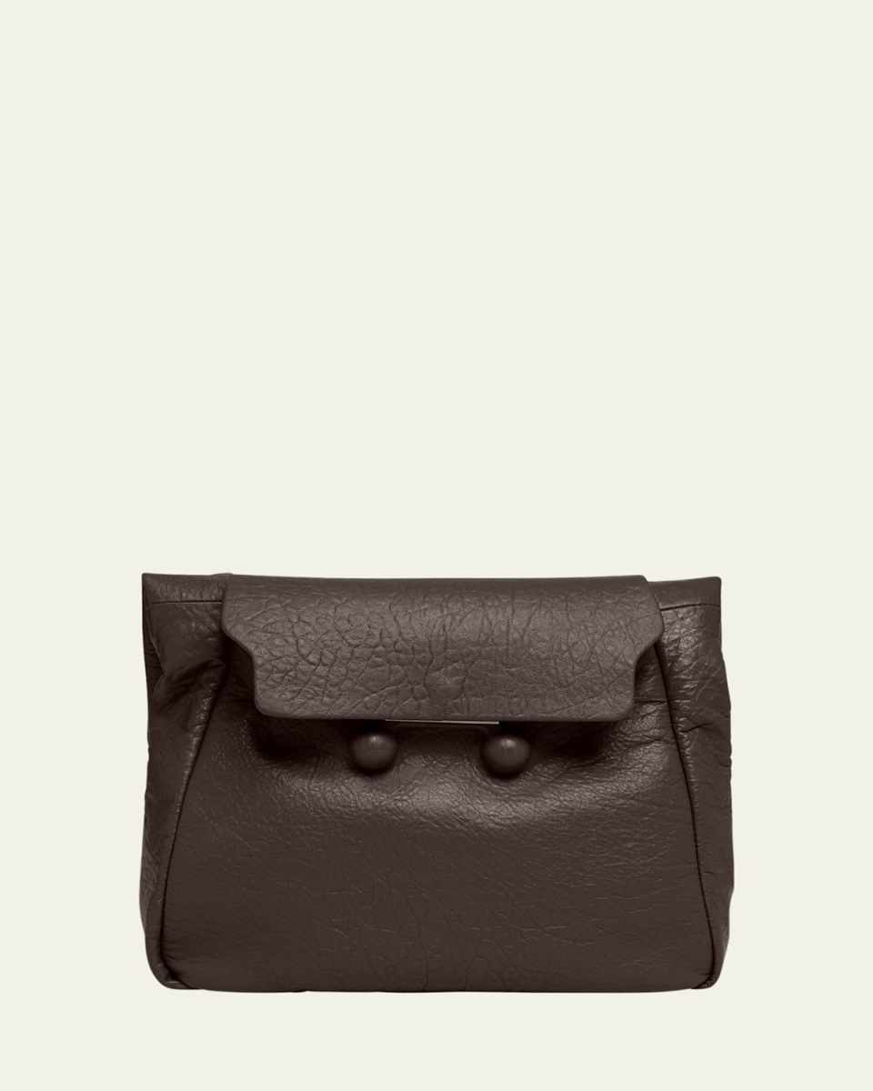 Trunk Medium Calfskin Shoulder Bag