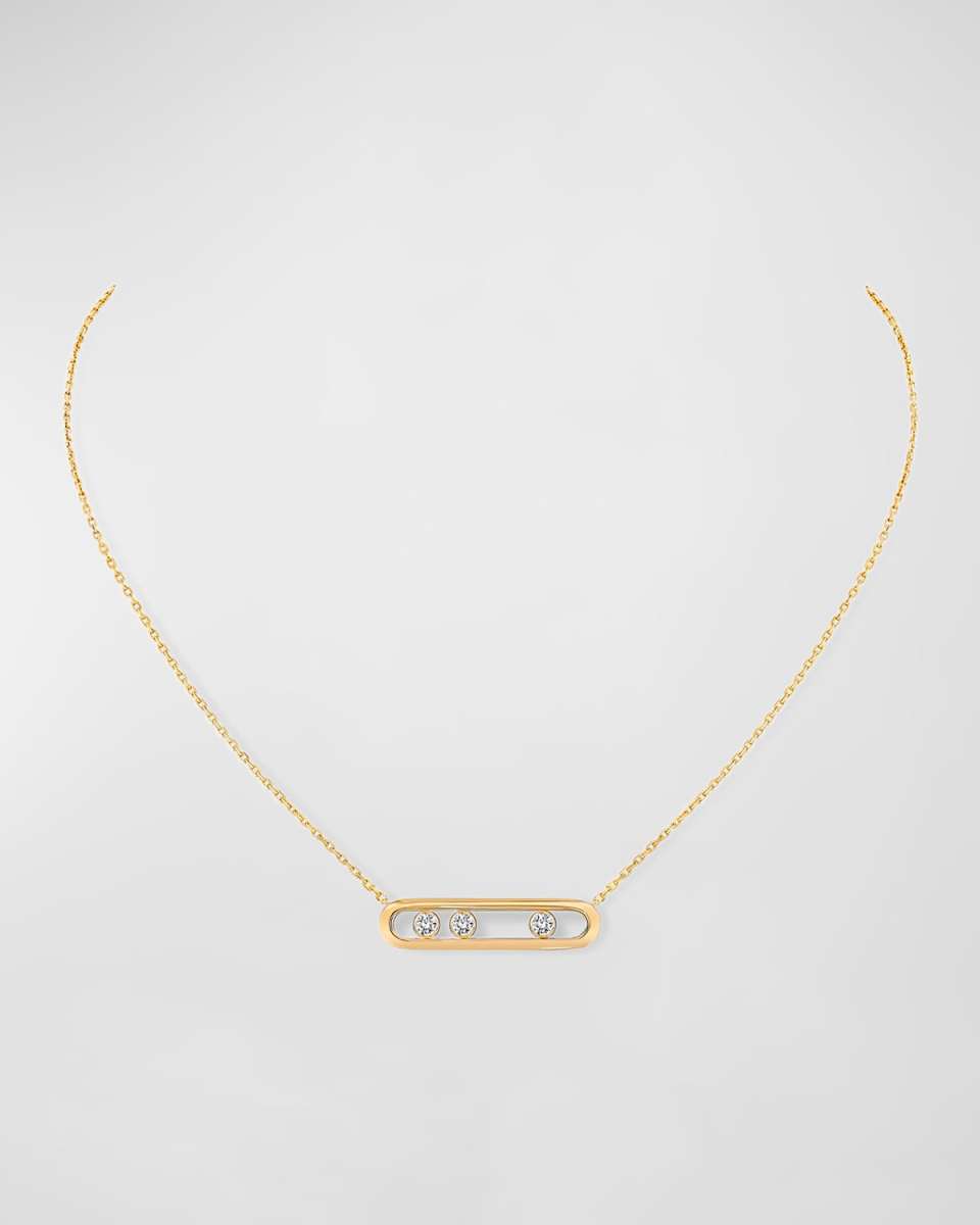 Move 18K Rose Gold Diamond Necklace