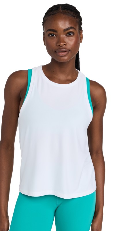Beyond Yoga Featherweight Rebalance Tank Cloud White