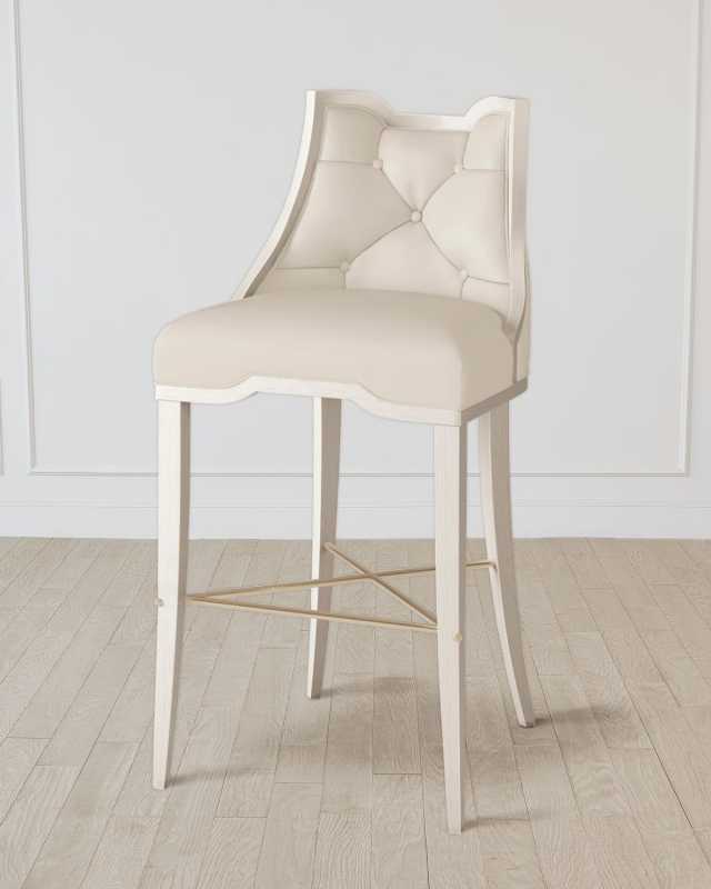 Logan Antique White/Milk Bar Stool