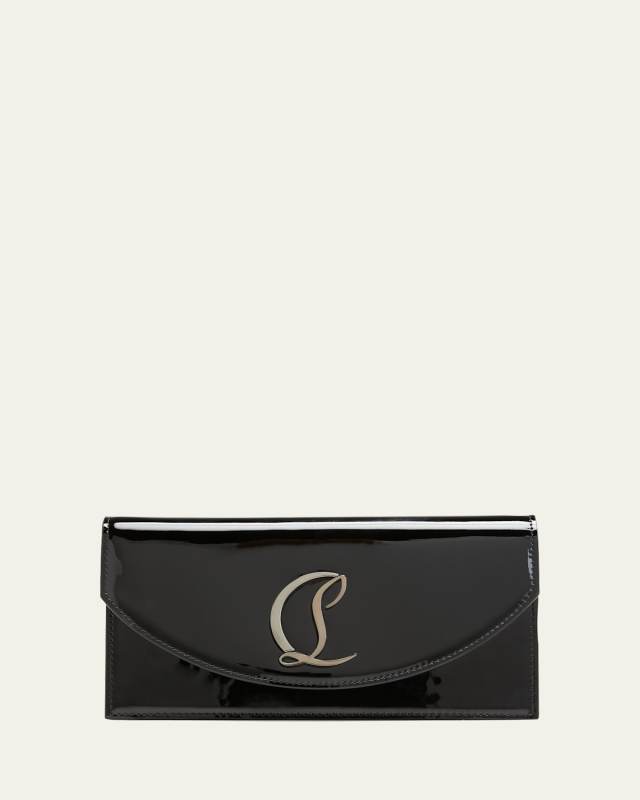 Loubi54 Wallet on Chain in Patent Leather