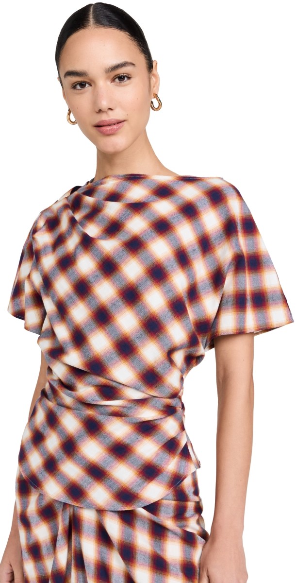 Isabel Marant Étoile Tilda Top Midnight/Red