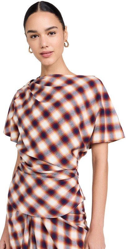 Isabel Marant Étoile Tilda Top Midnight/Red