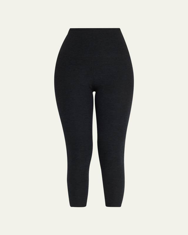 Space-Dye High Waist Capri Legging