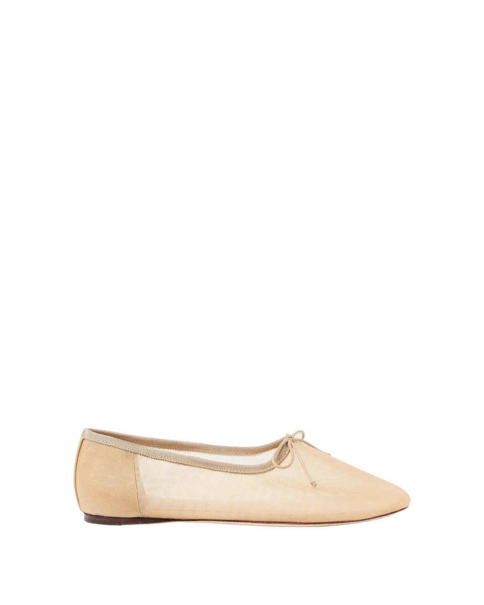 Landon Caramel Mesh Ballet Flat