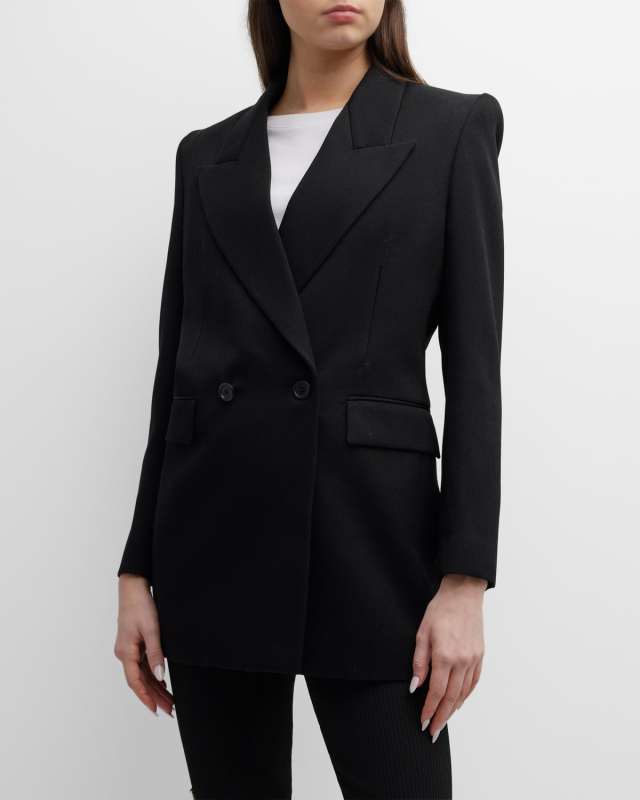Wool Tailored Blazer Jacket