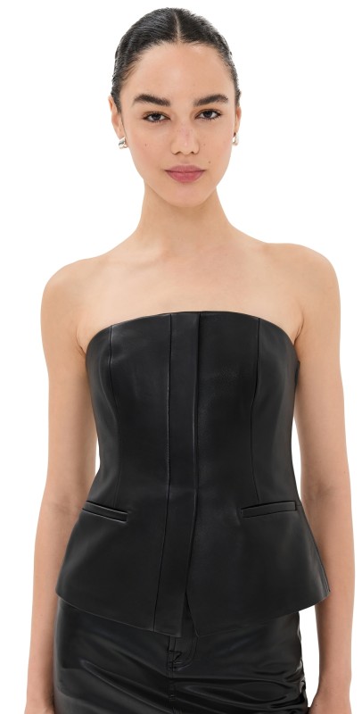 A. L.C. Renee Top Black