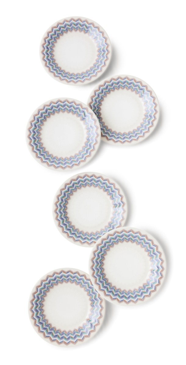Missoni Bread or Butter Plate Set Blu