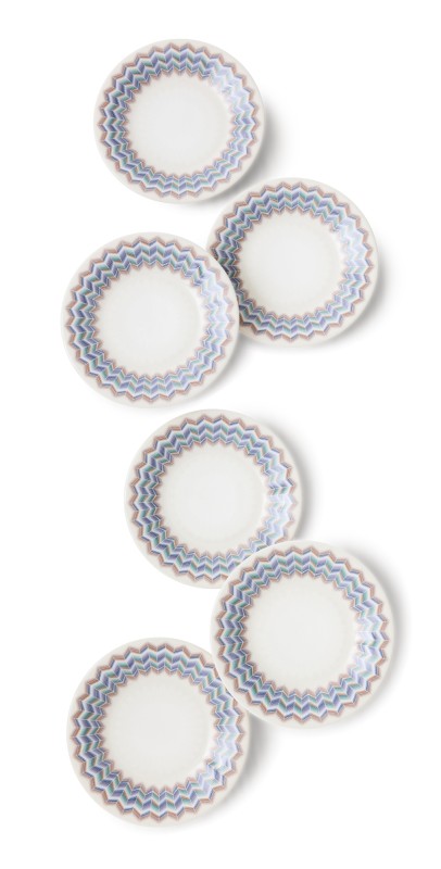 Missoni Bread or Butter Plate Set Blu