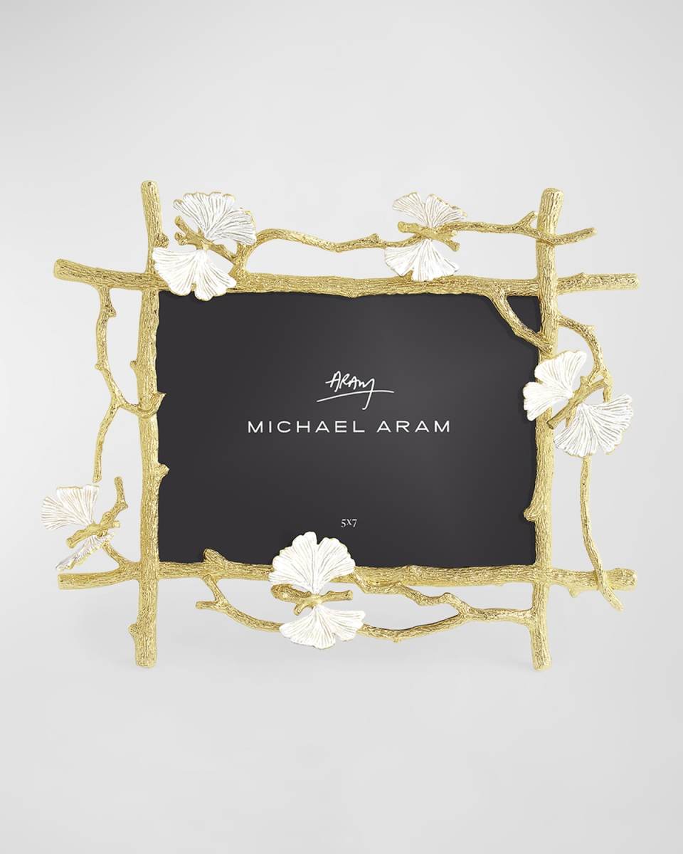 Butterfly Ginkgo Photo Frame, 5" x 7"