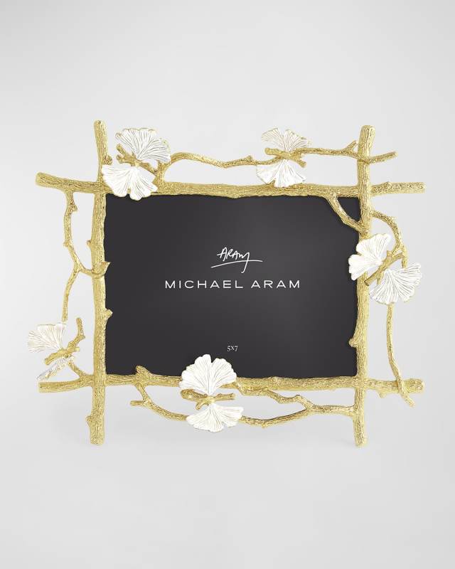 Butterfly Ginkgo Photo Frame, 5" x 7"