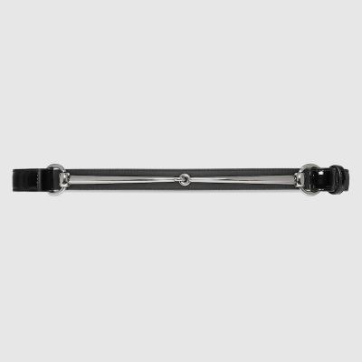 Gucci SLIM HORSEBIT THIN BELT