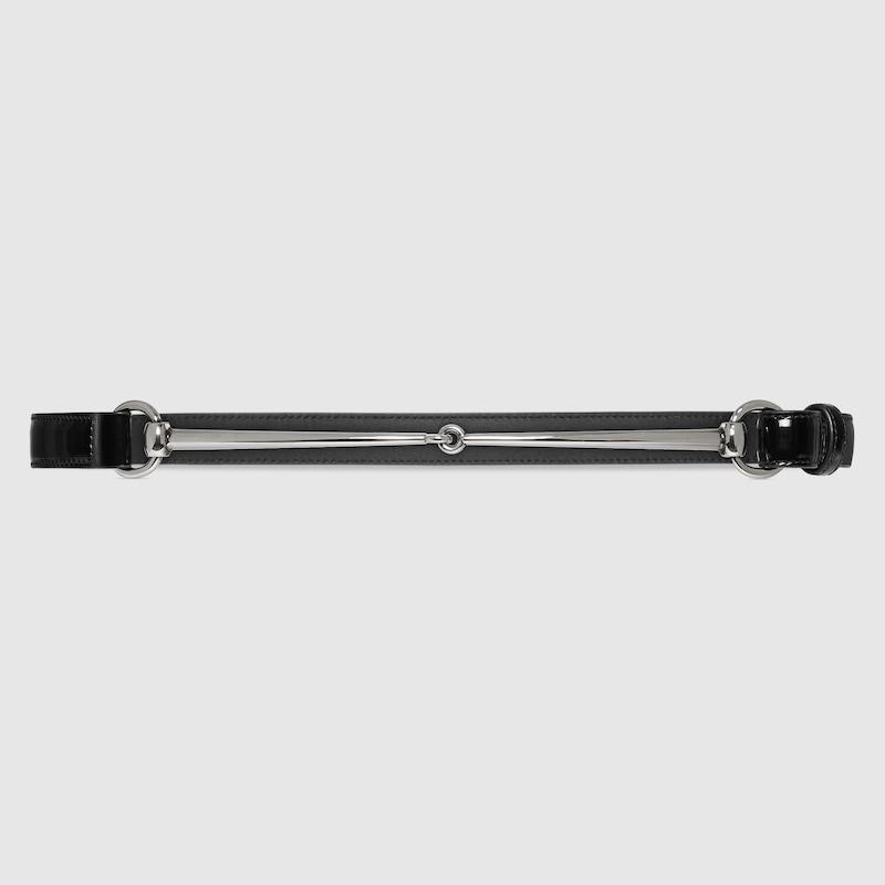Gucci SLIM HORSEBIT THIN BELT